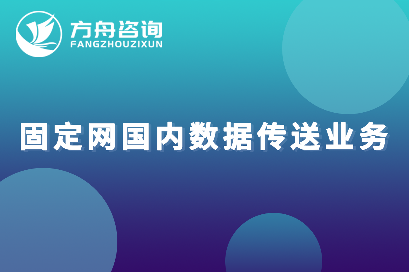 固定网国内数据传送业务